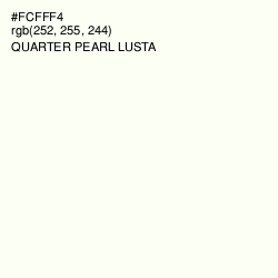 #FCFFF4 - Quarter Pearl Lusta Color Image